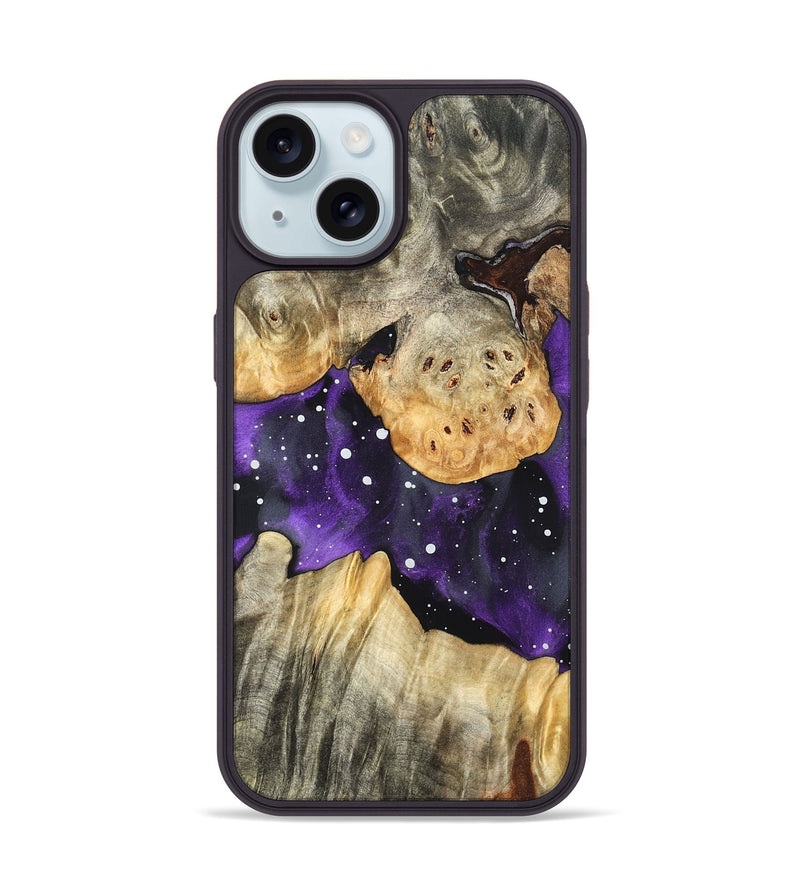 iPhone 15 Wood Phone Case - Vickey (Cosmos, 823119)
