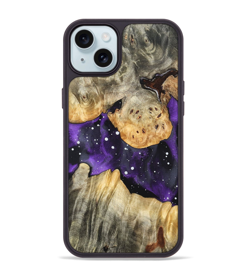 iPhone 15 Plus Wood Phone Case - Vickey (Cosmos, 823119)