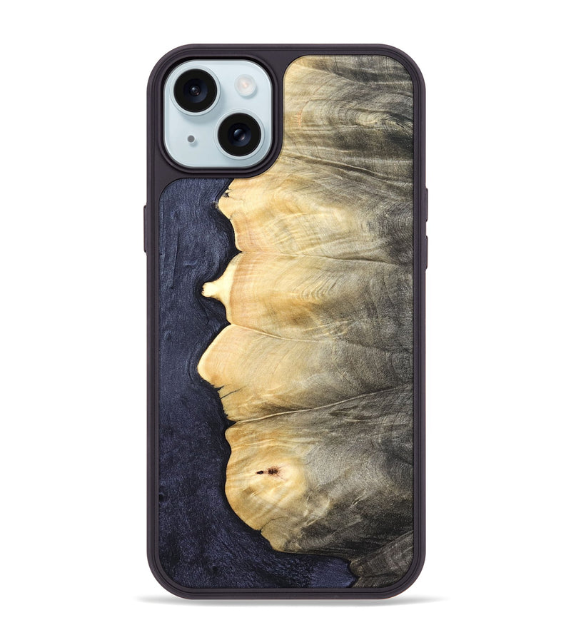 iPhone 15 Plus Wood Phone Case - Kahlil (Wood Burl, 823130)