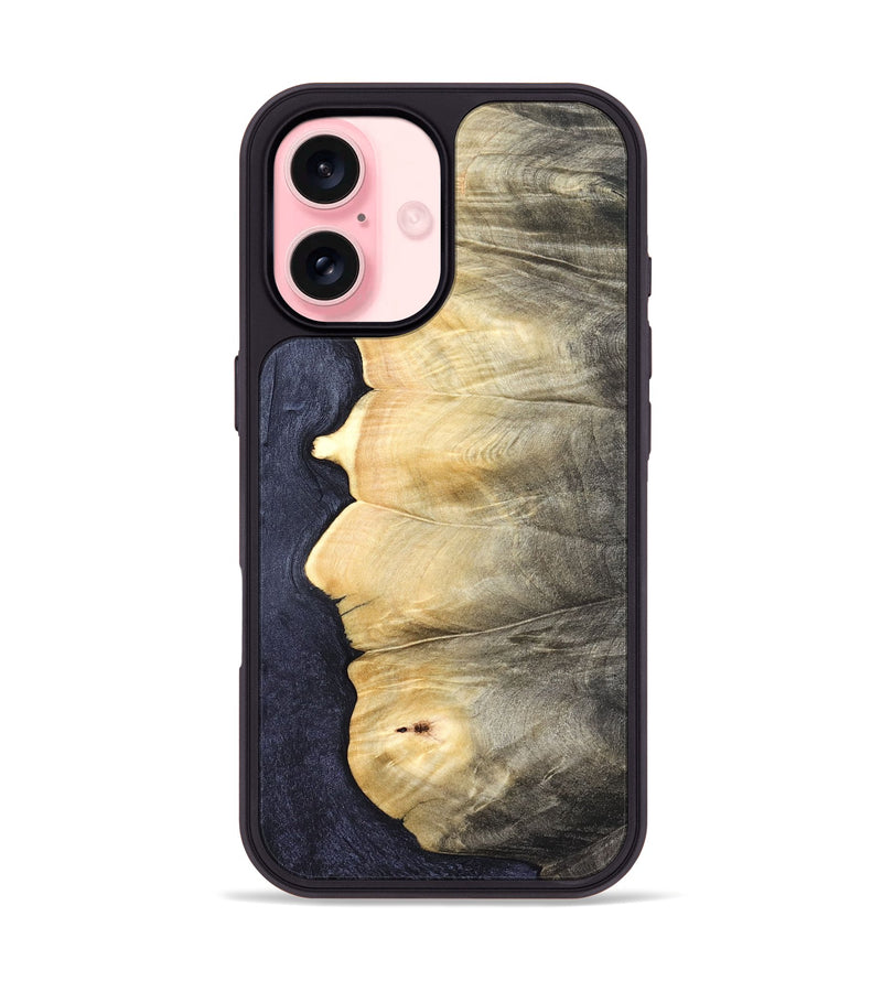 iPhone 16 Wood Phone Case - Kahlil (Wood Burl, 823130)