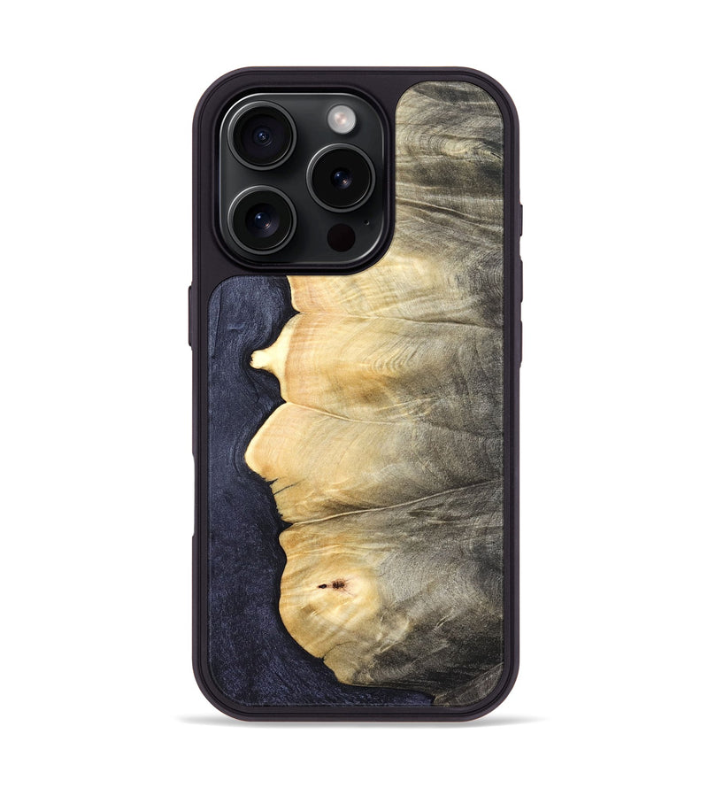 iPhone 16 Pro Wood Phone Case - Kahlil (Wood Burl, 823130)