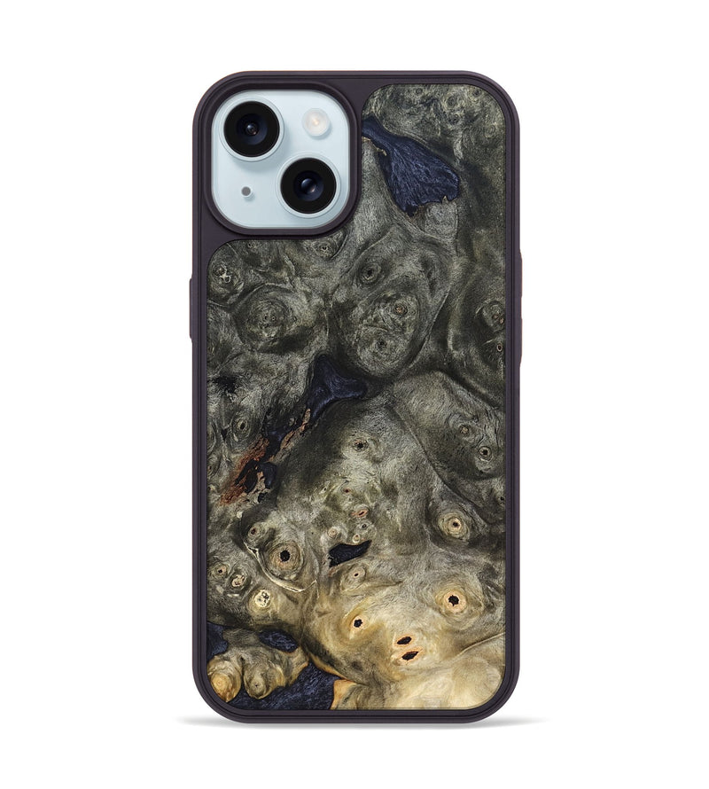 iPhone 15 Wood Phone Case - Vanessa (Wood Burl, 823132)