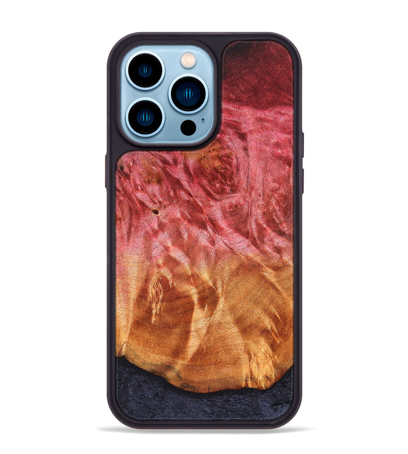 iPhone 14 Pro Max Wood Phone Case - Antone (Wood Burl, 823135)