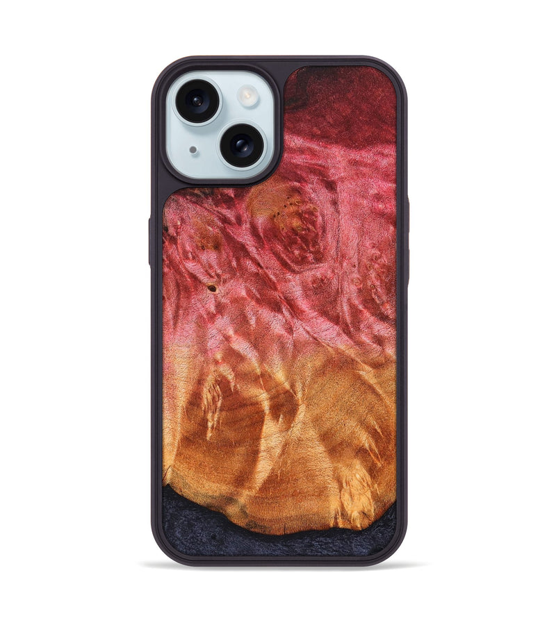 iPhone 15 Wood Phone Case - Antone (Wood Burl, 823135)