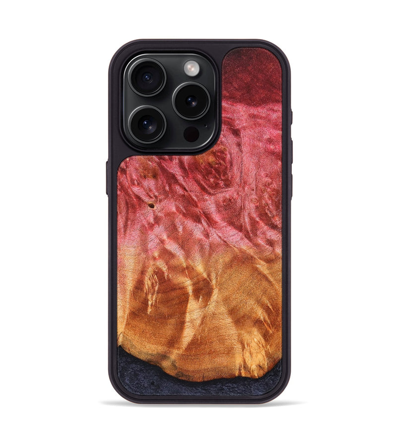 iPhone 15 Pro Wood Phone Case - Antone (Wood Burl, 823135)