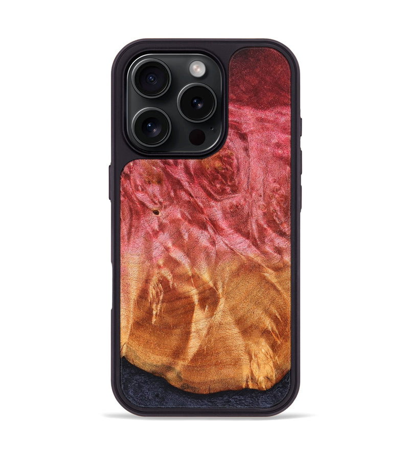 iPhone 16 Pro Wood Phone Case - Antone (Wood Burl, 823135)