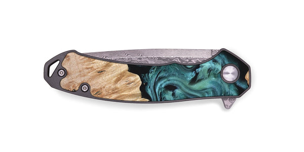 EDC Wood Pocket Knife - Regan (Green, 823143)