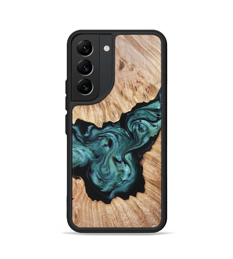 Galaxy S22 Wood Phone Case - Regan (Green, 823143)