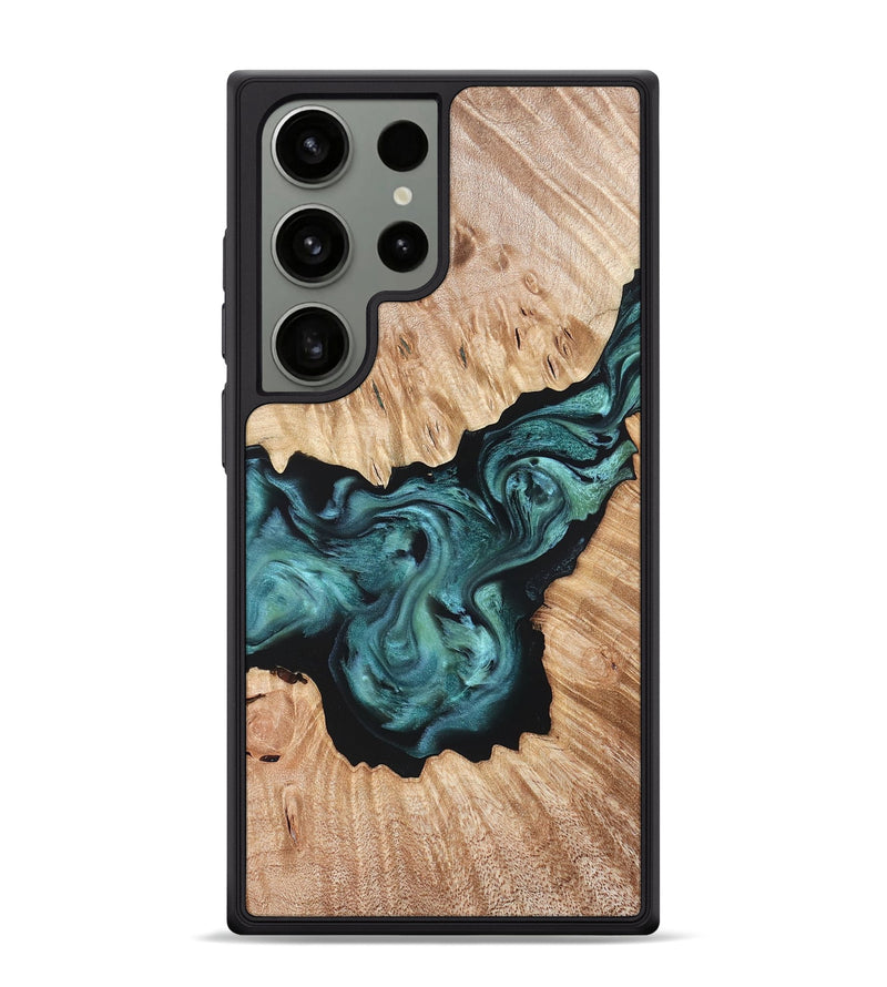 Galaxy S24 Ultra Wood Phone Case - Regan (Green, 823143)