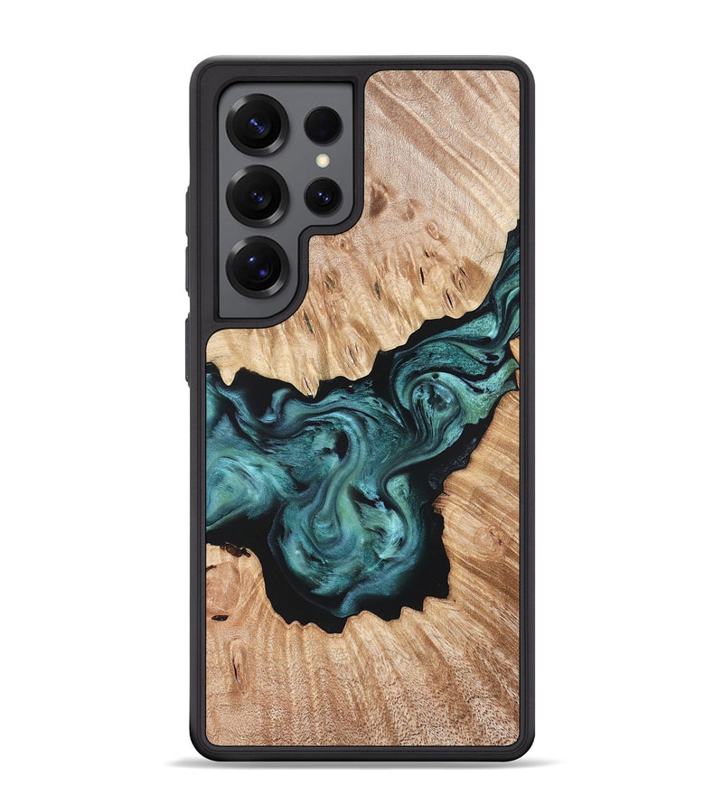 Galaxy S25 Ultra Wood Phone Case - Regan (Green, 823143)