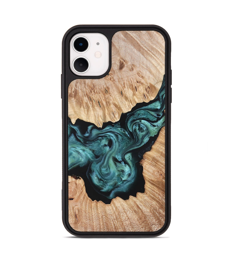 iPhone 11 Wood Phone Case - Regan (Green, 823143)