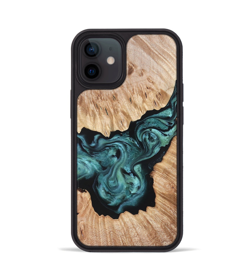 iPhone 12 Wood Phone Case - Regan (Green, 823143)