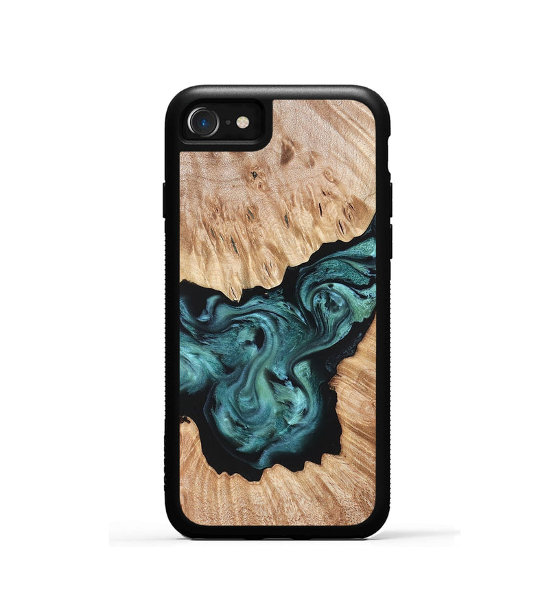 iPhone SE Wood Phone Case - Regan (Green, 823143)
