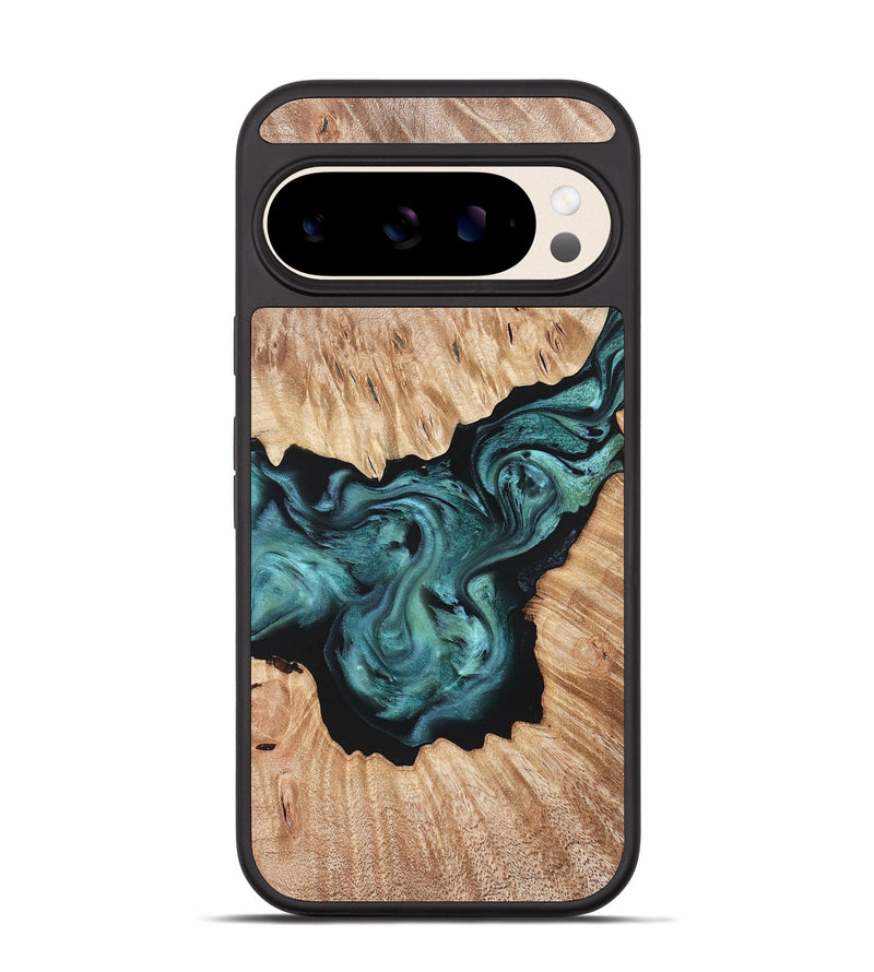 Pixel 10 Wood Phone Case - Regan (Green, 823143)