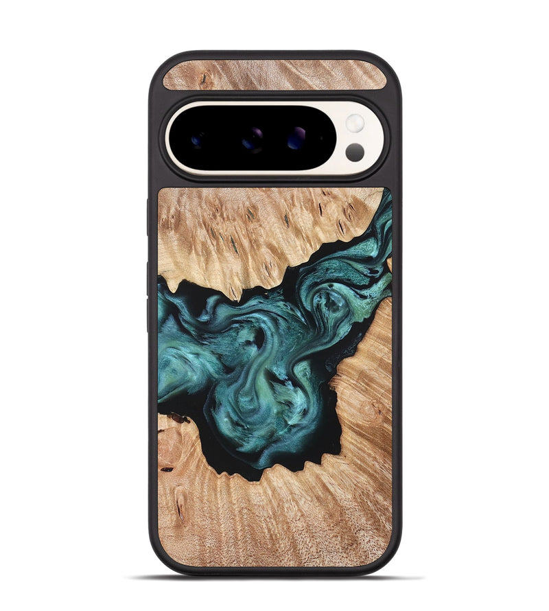 Pixel 9 Pro Wood Phone Case - Regan (Green, 823143)