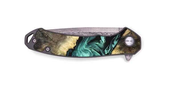 EDC Wood Pocket Knife - Zella (Green, 823144)