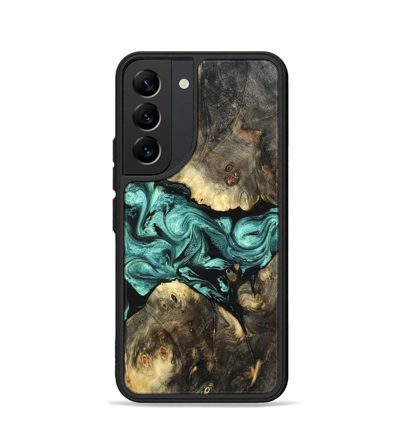 Galaxy S22 Wood Phone Case - Zella (Green, 823144)
