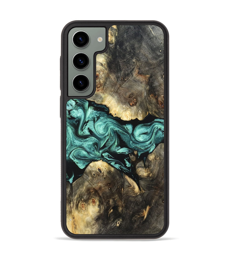 Galaxy S23 Plus Wood Phone Case - Zella (Green, 823144)