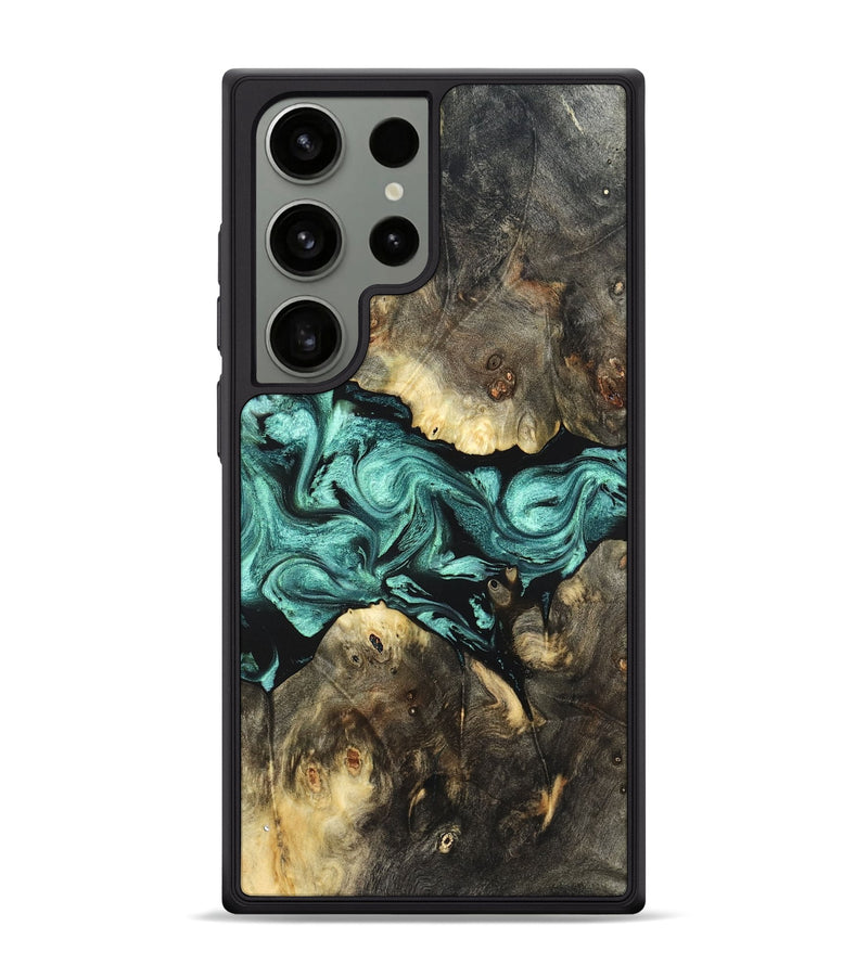 Galaxy S24 Ultra Wood Phone Case - Zella (Green, 823144)