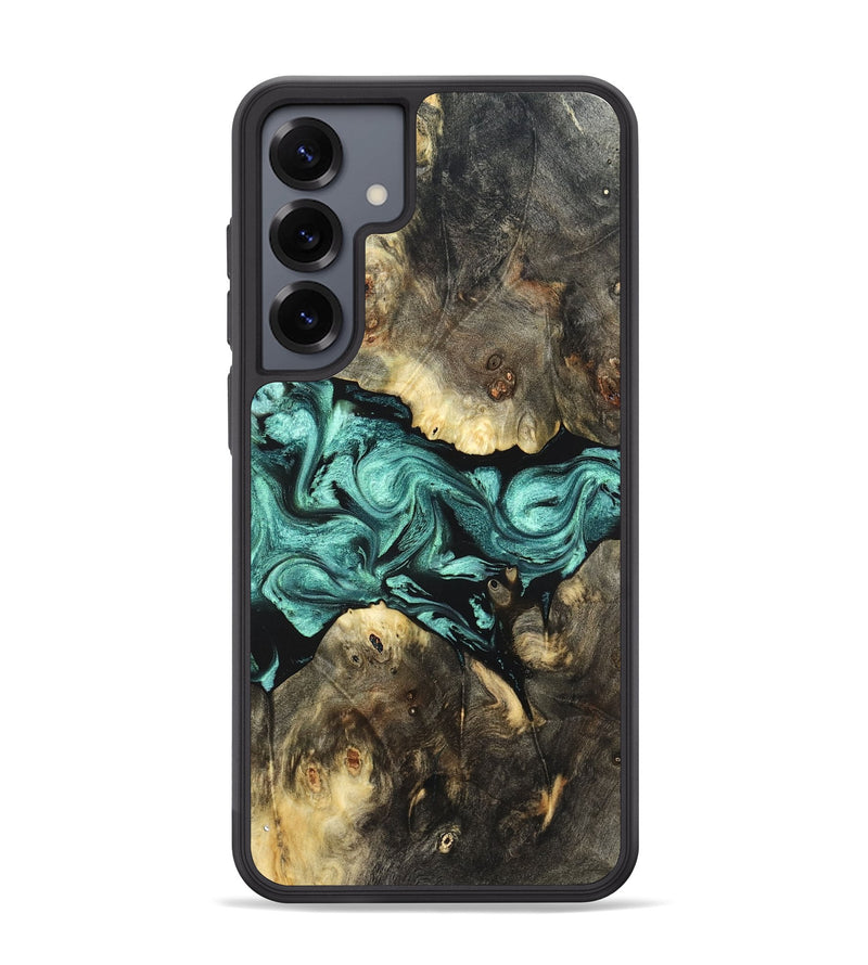 Galaxy S25 Plus Wood Phone Case - Zella (Green, 823144)