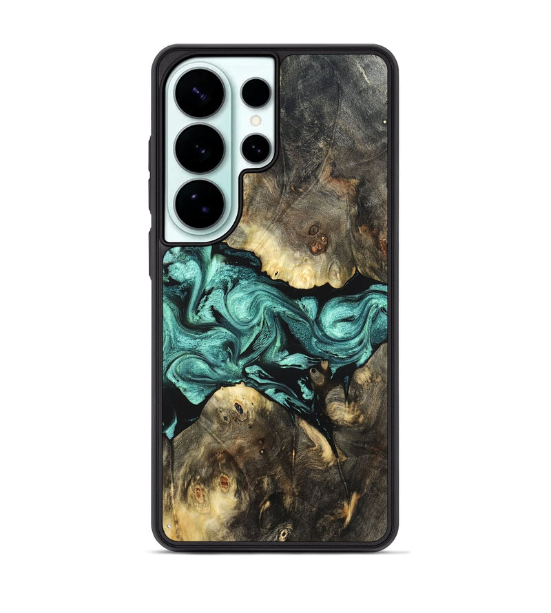 Galaxy S26 Ultra Wood Phone Case - Zella (Green, 823144)