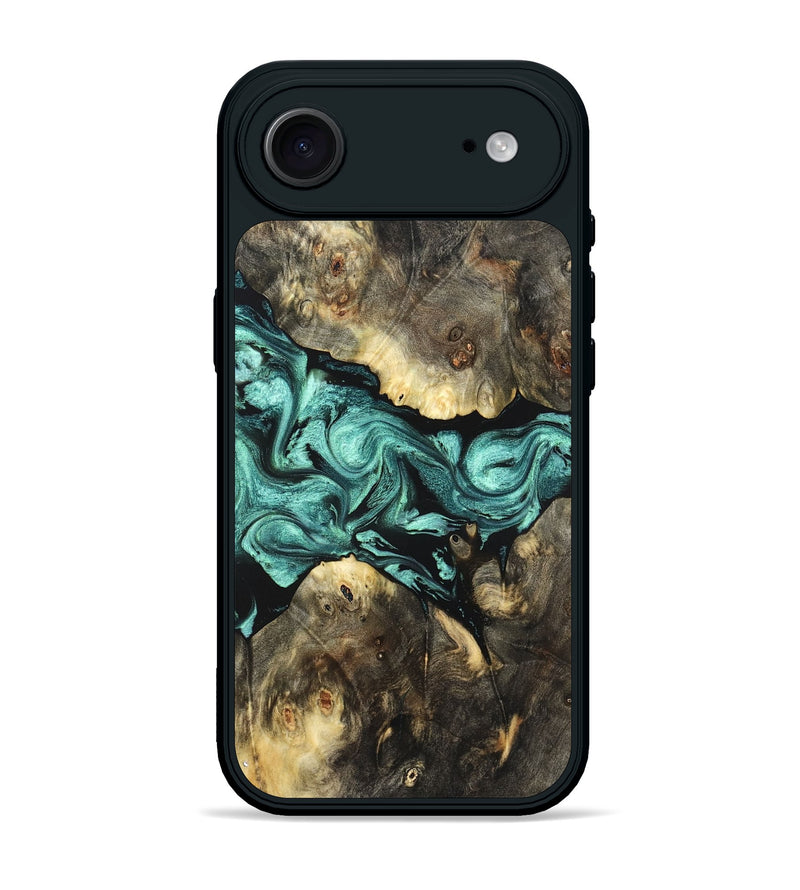 iPhone 17 Air Wood Phone Case - Zella (Green, 823144)