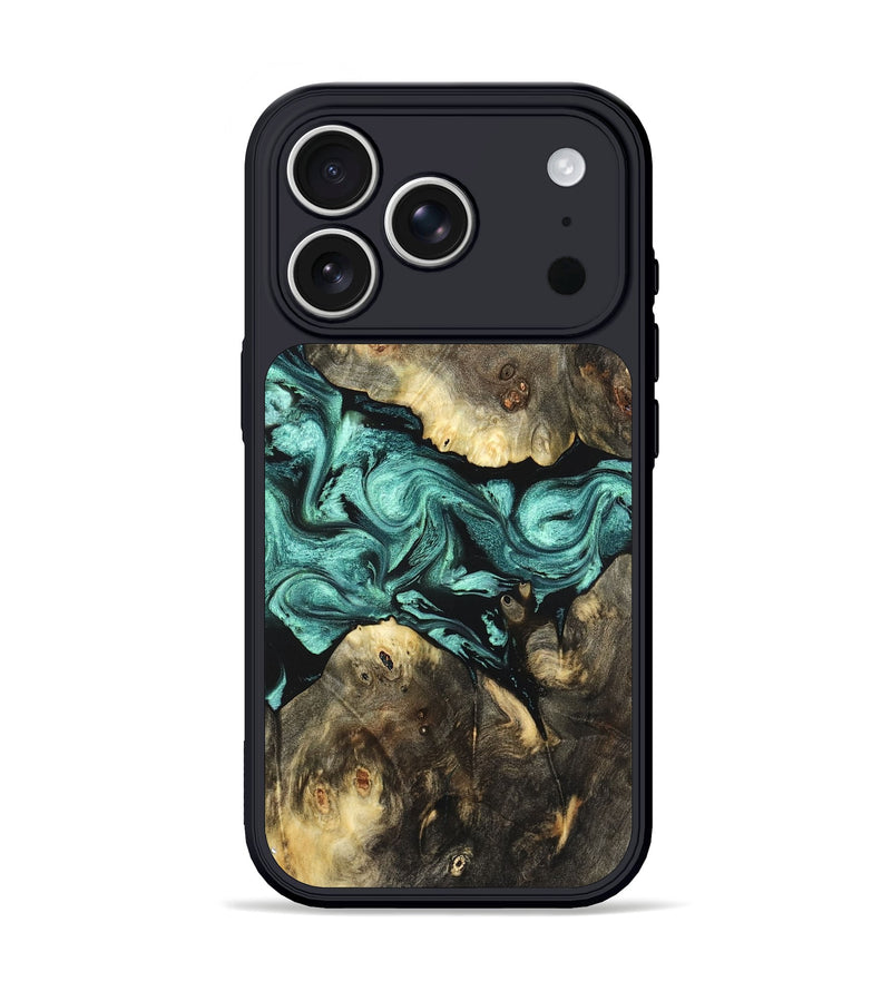 iPhone 17 Pro Wood Phone Case - Zella (Green, 823144)