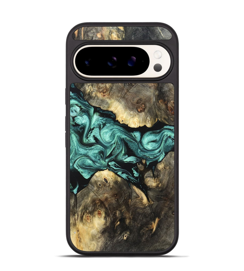 Pixel 9 Pro Wood Phone Case - Zella (Green, 823144)