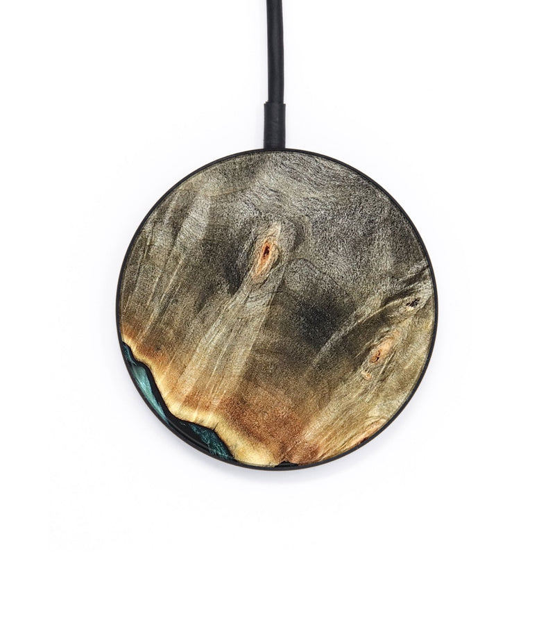 Circle Wood Wireless Charger - Briana (Green, 823148)