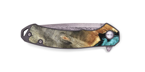 EDC Wood Pocket Knife - Briana (Green, 823148)