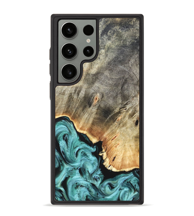 Galaxy S23 Ultra Wood Phone Case - Briana (Green, 823148)