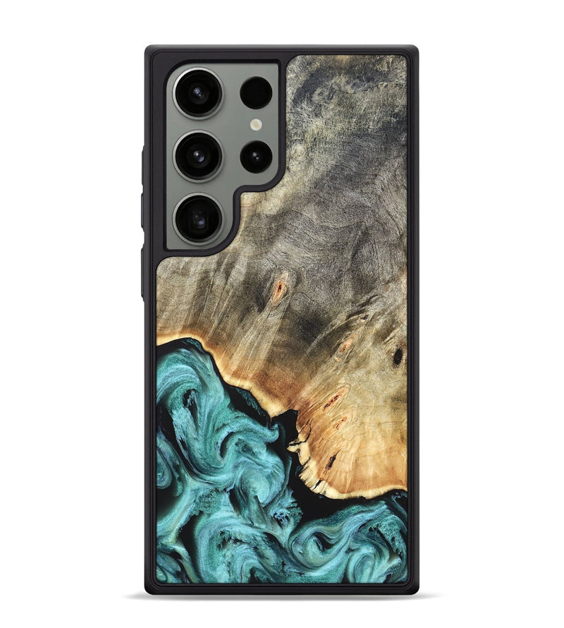 Galaxy S24 Ultra Wood Phone Case - Briana (Green, 823148)