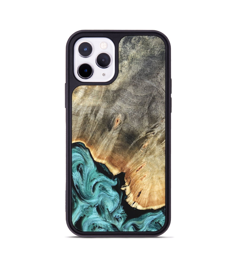 iPhone 11 Pro Wood Phone Case - Briana (Green, 823148)