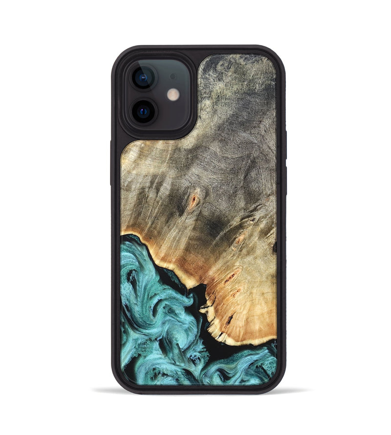iPhone 12 Wood Phone Case - Briana (Green, 823148)