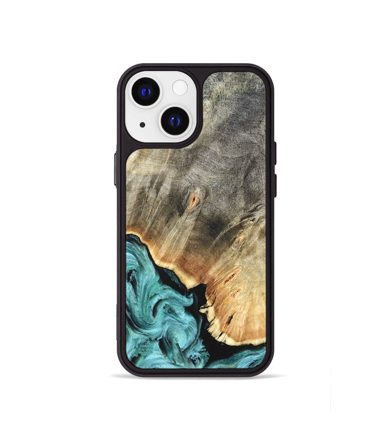 iPhone 13 mini Wood Phone Case - Briana (Green, 823148)