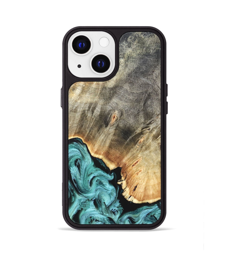 iPhone 13 Wood Phone Case - Briana (Green, 823148)