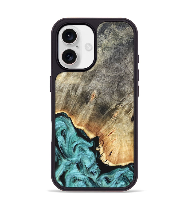 iPhone 17 Wood Phone Case - Briana (Green, 823148)