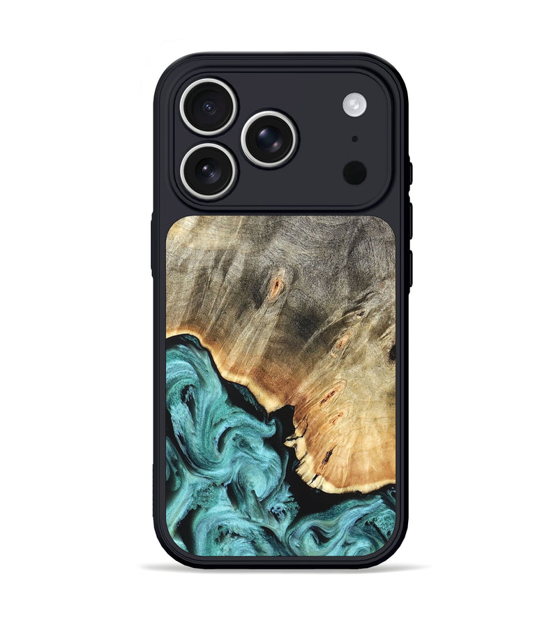 iPhone 17 Pro Wood Phone Case - Briana (Green, 823148)