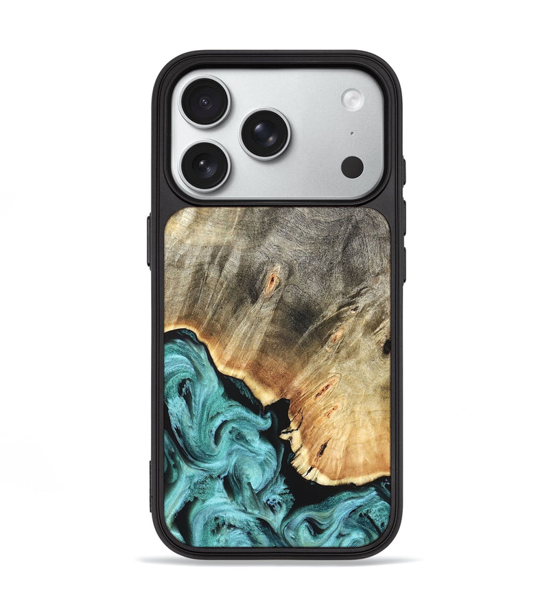 iPhone 18 Pro Wood Phone Case - Briana (Green, 823148)