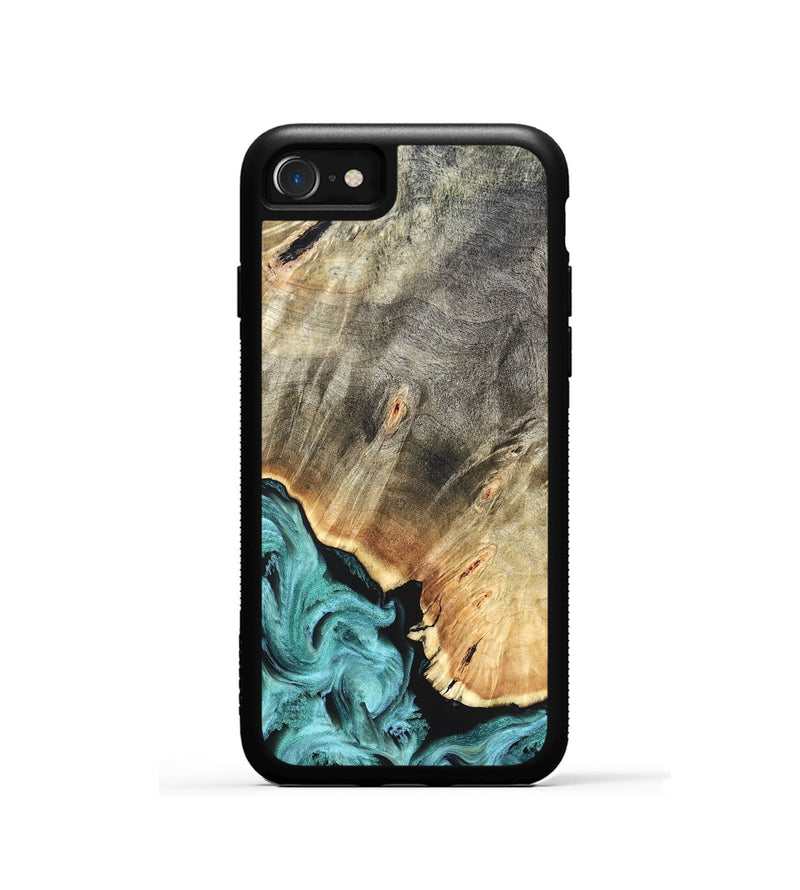 iPhone SE Wood Phone Case - Briana (Green, 823148)