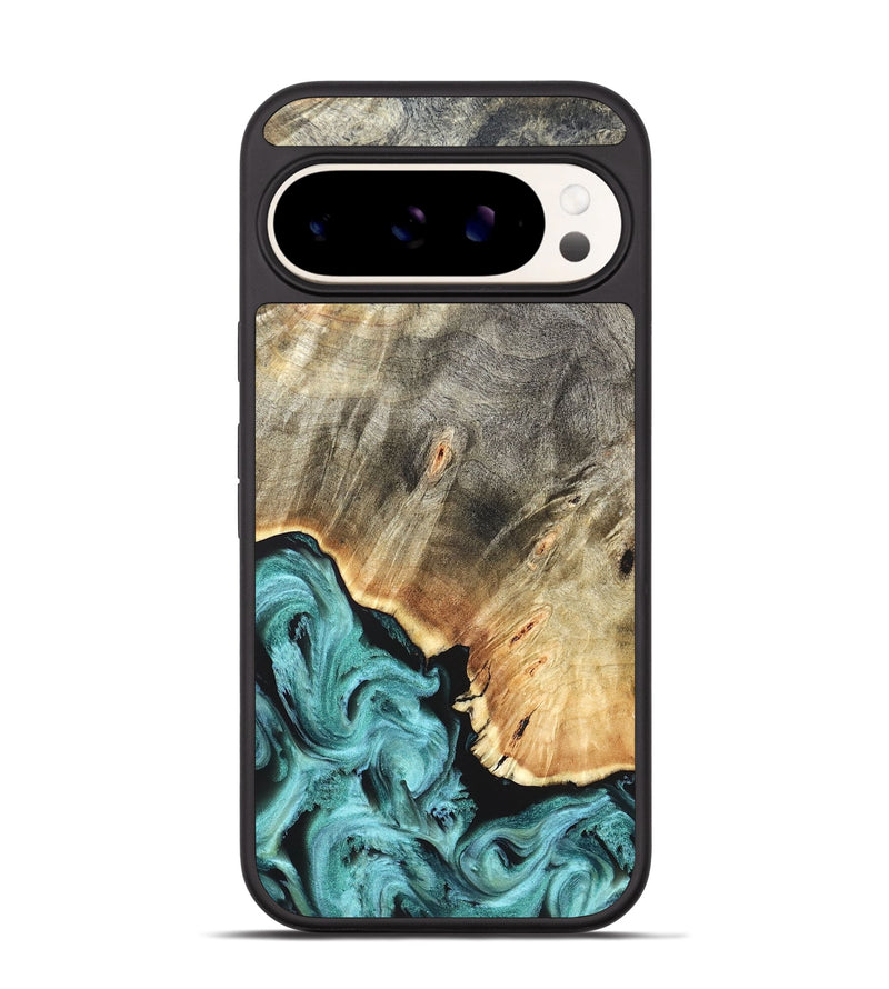 Pixel 9 Wood Phone Case - Briana (Green, 823148)