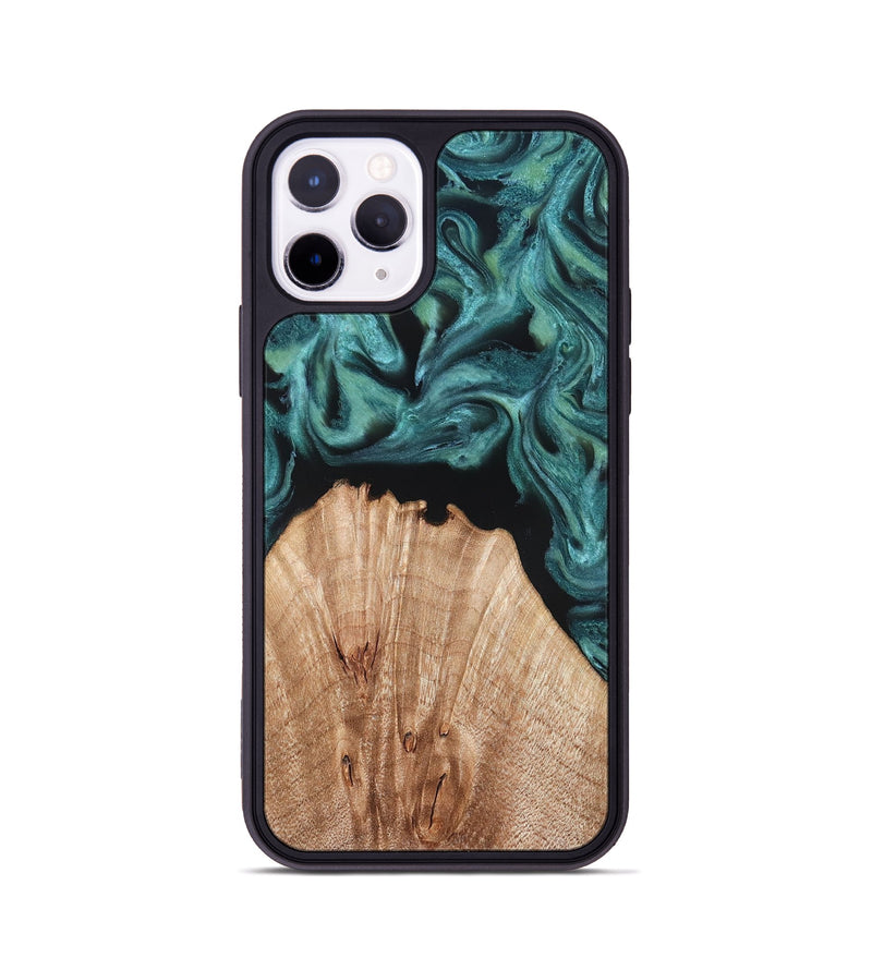 iPhone 11 Pro Wood Phone Case - Jayda (Green, 823150)