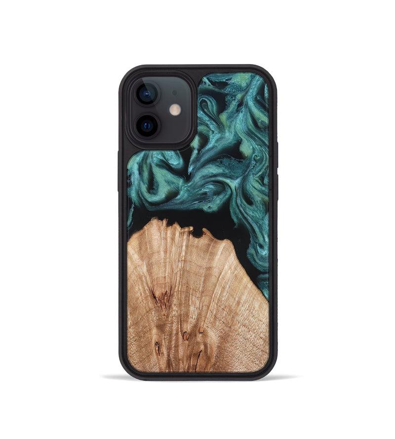 iPhone 12 mini Wood Phone Case - Jayda (Green, 823150)