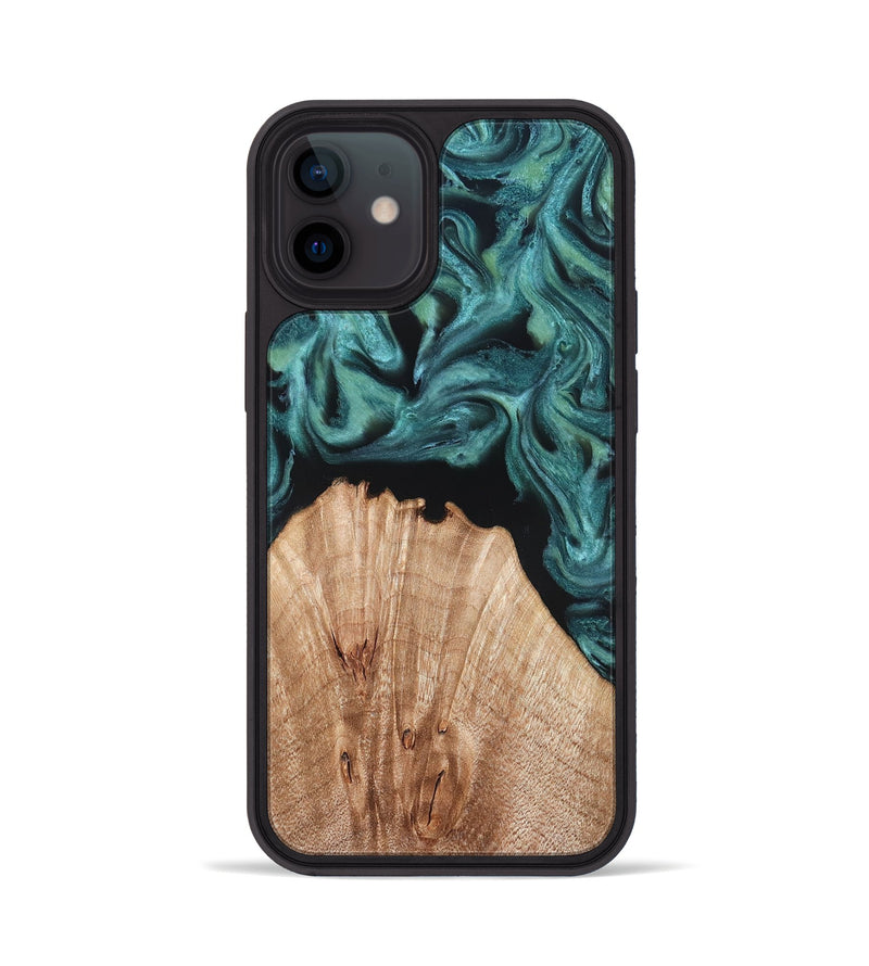iPhone 12 Wood Phone Case - Jayda (Green, 823150)