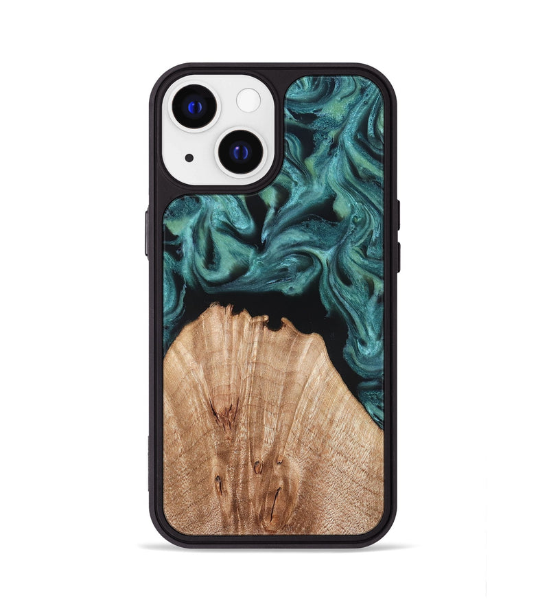 iPhone 13 Wood Phone Case - Jayda (Green, 823150)