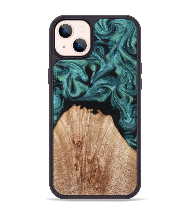 iPhone 14 Plus Wood Phone Case - Jayda (Green, 823150)