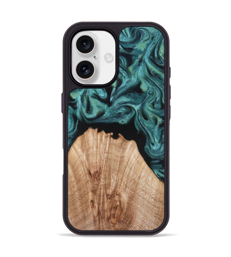 iPhone 17 Wood Phone Case - Jayda (Green, 823150)