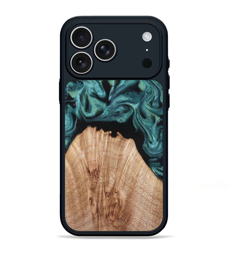 iPhone 17 Pro Max Wood Phone Case - Jayda (Green, 823150)