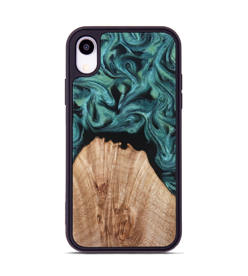 iPhone Xr Wood Phone Case - Jayda (Green, 823150)