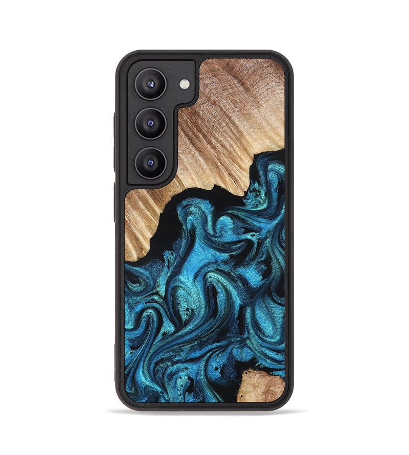 Galaxy S23 Wood Phone Case - Raya (Blue, 823152)